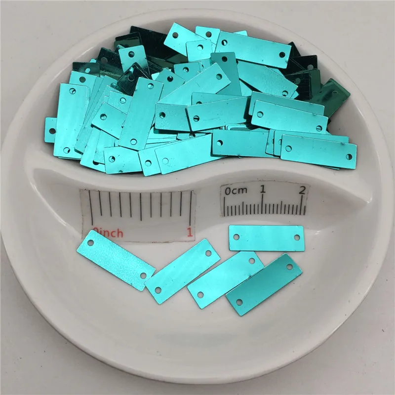 30g 6x19mm Rectangular Bar Flat Loose Sequins Paillettes For Sewing ,Shoes,Hats,Kids DIY,Crafts Accessories