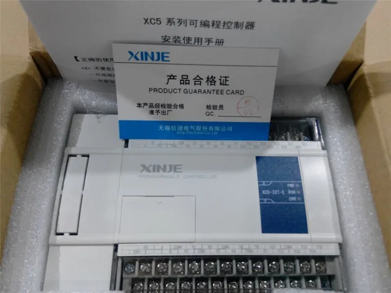 

XC5-32T-E XC5-32RT-E XINJE XC5 Series PLC AC220V DI 18 DO 14 Transistor new in box