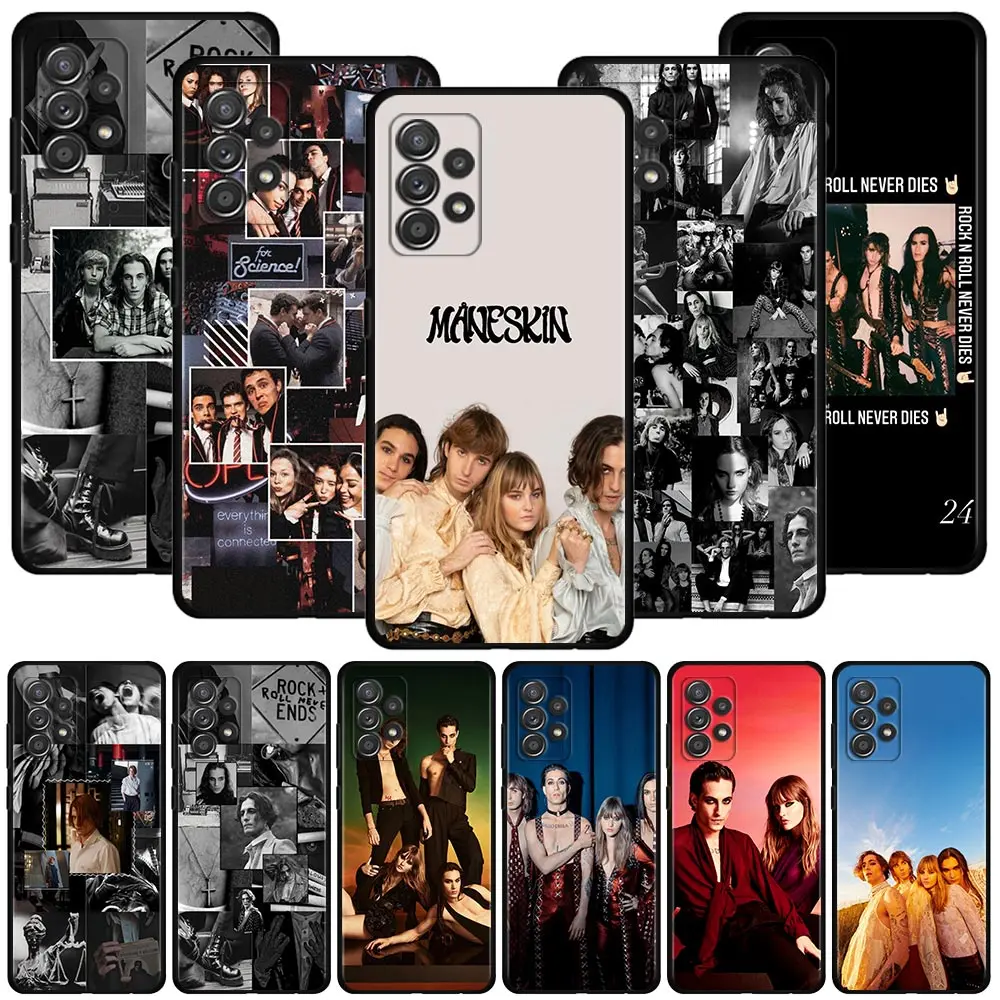 Maneskin Singer Case For Samsung Galaxy A51 A71 A01 A11 A21 A21S A31 A41 A72 A52 A42 A32 A22 A12 A02 A02s F42 Phone Back Shell