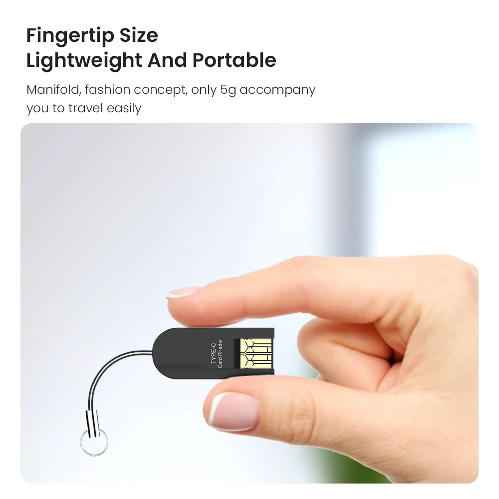 Lector de tarjetas USB 3,0 de alta velocidad, adaptador Micro SD, TF, micro-sd, OTG, para teléfono, USB-C