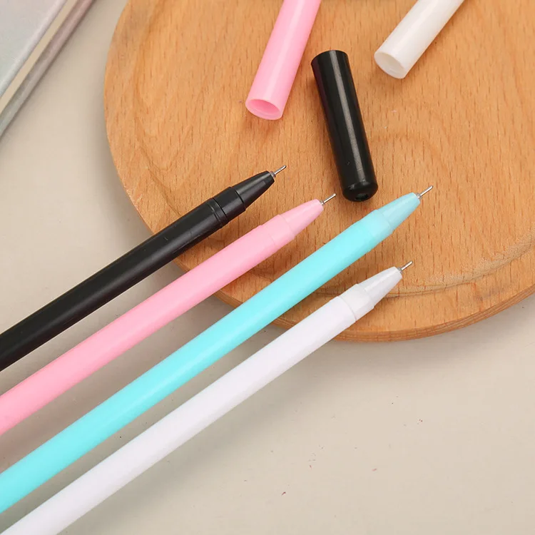 Stylos à eau de dessin animé, 50 pièces, papeterie créative, mignon, fournitures de bureau, stylos à signe, fournitures scolaires Kawaii, stylos à gel