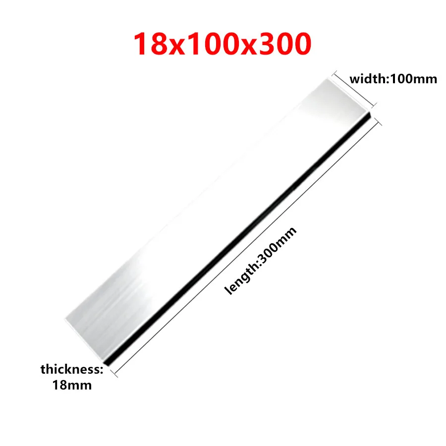 Grubość 18mm biała stal nóż 18x50x300 18*60*300 18x80x300 18*100*300 300mm stal szybkotnąca nóż pusty, zrobić nóż do owoców