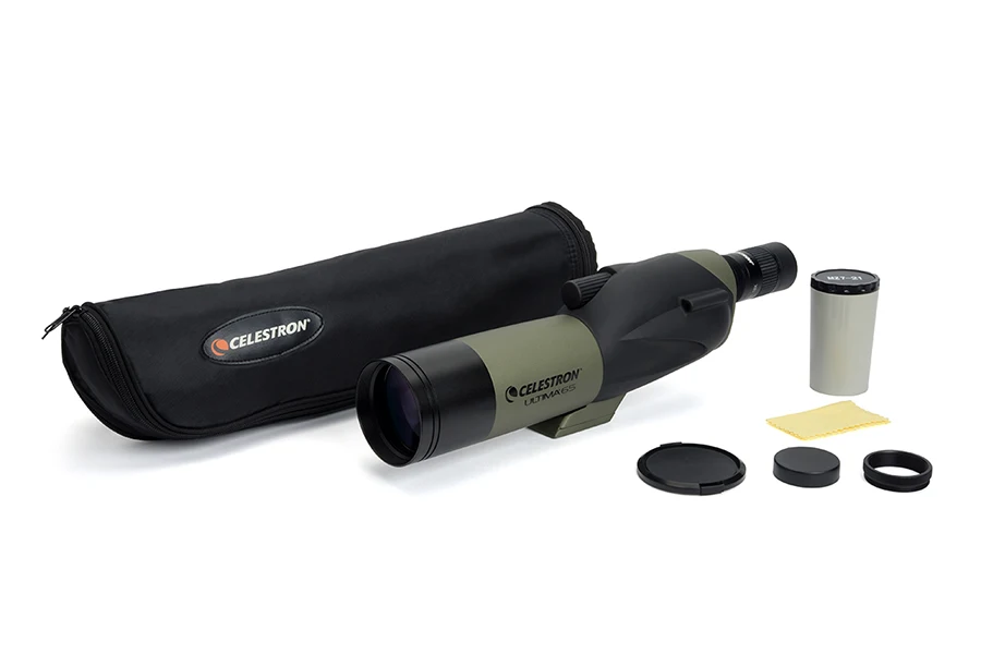 Celestron ULTIMA 65A/65B Spotting Scope 18x-55x Zoom Telescope Multi-Coated for Bird Watching Hunting Travel