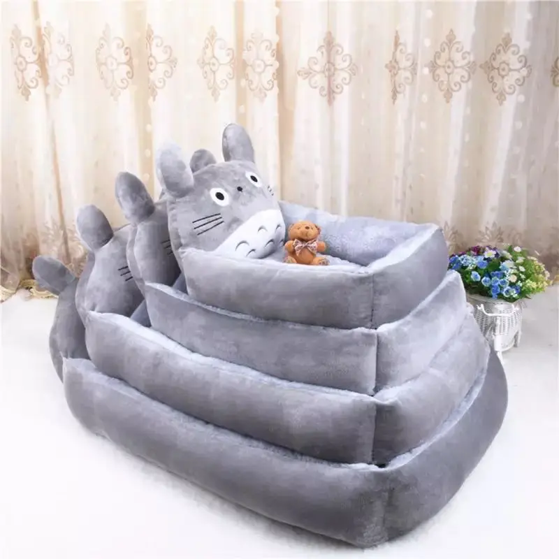 Funny Pet Dog Bed Mats Animal Cartoon Shaped for Large Dogs Cat Sofa Kennels Cat House Dog Pad Teddy Mats Big Blanket Supplies