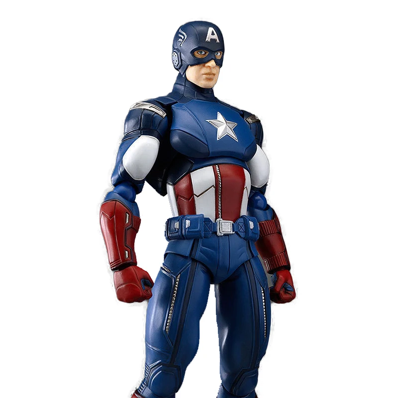 Avengers Captain America Action Figure 16cm Captain America Hold Shield Model Ornaments for Friend Superhero Doll Gift