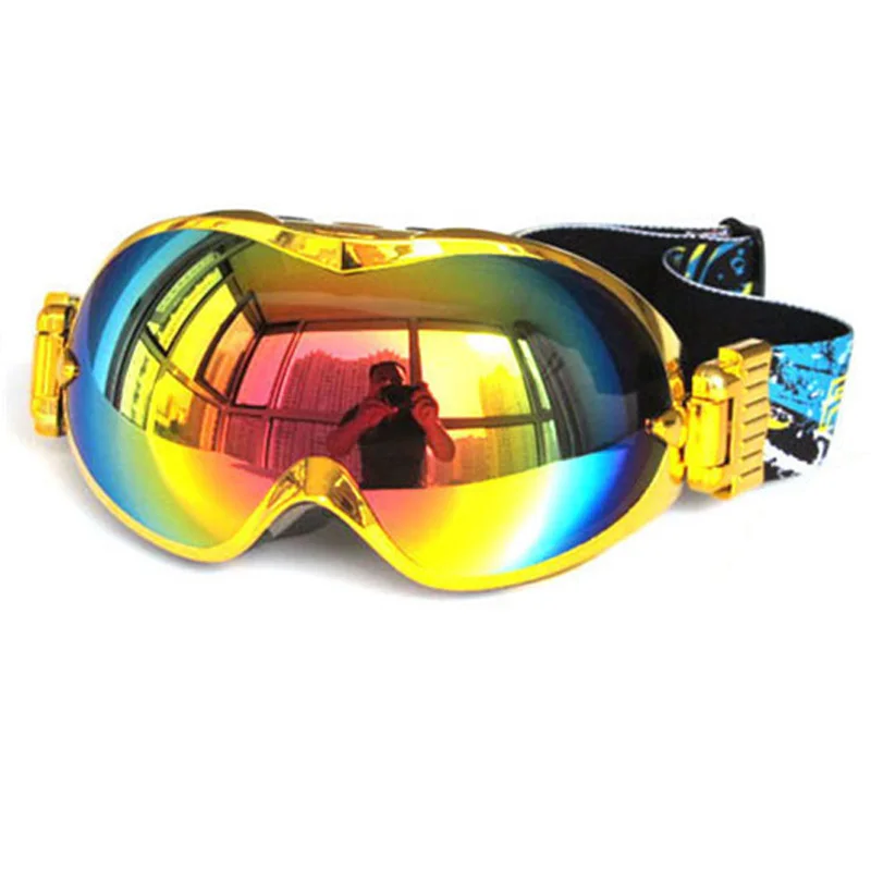 Gafas de esquí de estilo clásico para hombre y mujer, lentes esféricas grandes para deportes de Snowboard, antivaho, profesionales, W320