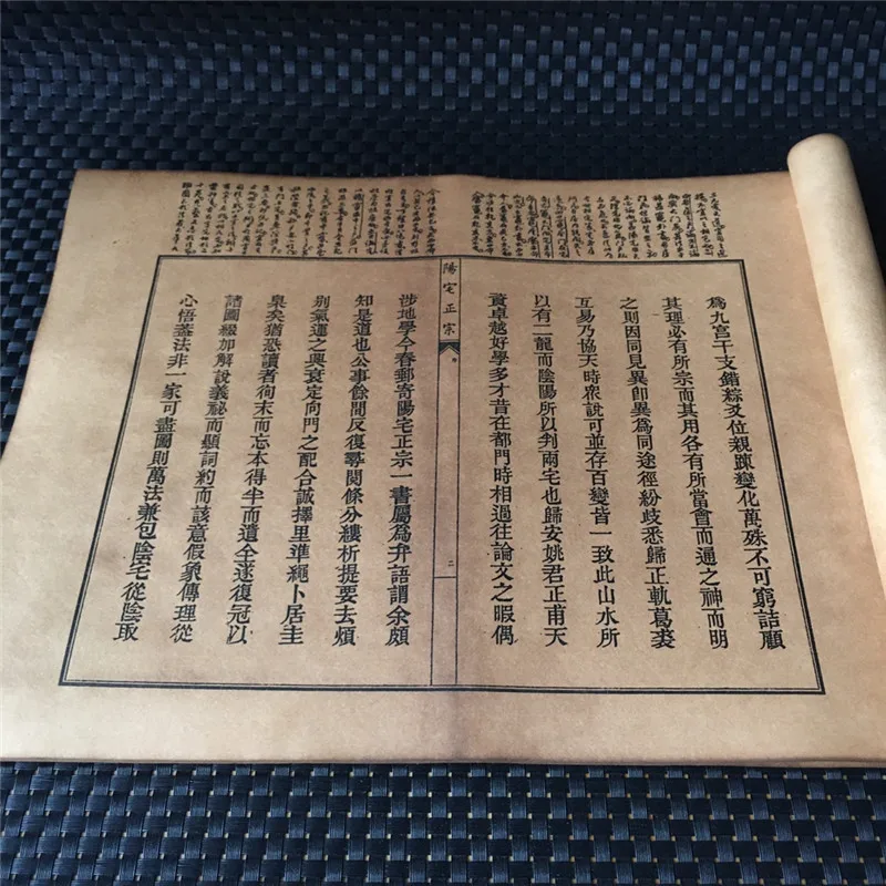 Chinese Line Binding Old Books Of Geographical Feng Shui