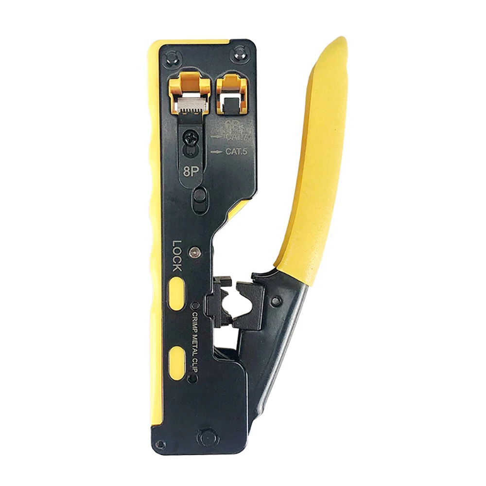 OULLX-Alicates de herramientas de red de mano Cat7 RJ45, pelacables RJ12 Cat5 Cat6 8P8C, pinza de presión, pinzas, Clip multifunción