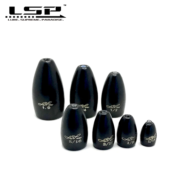 Ciężarek do przynęt LSP Texas Rig 1/16 - 1 Oz Bullet Bass Fishing Weight 1.8-28g Akcesoria do przynęt Artykuły wędkarskie na wędkarstwo zimowe