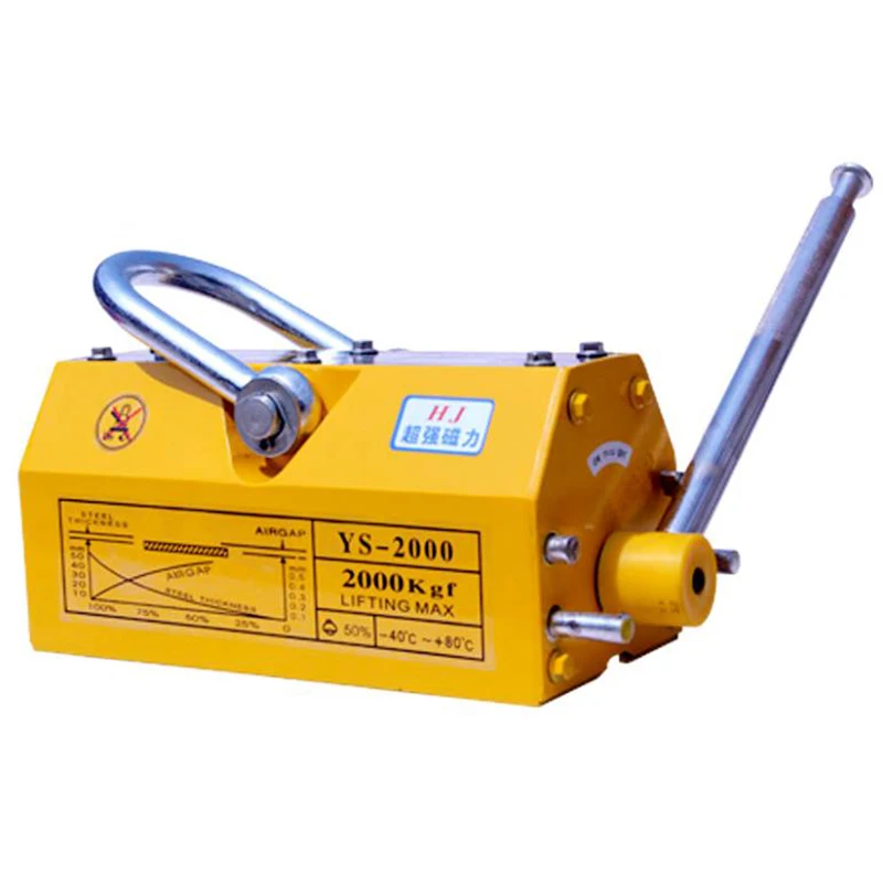 100/200kg Permanent Magnet Lifter Industrial Powerful Magnetic Lifting Magnet Crane Permanent Magnet Suction Cup