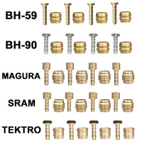 MTB Bicycle olive head Mountain Bike oil needle BH90/BH59/SRAM/MAGURA /TEKTRO tubing cut-off oil brake with compatible Shimano