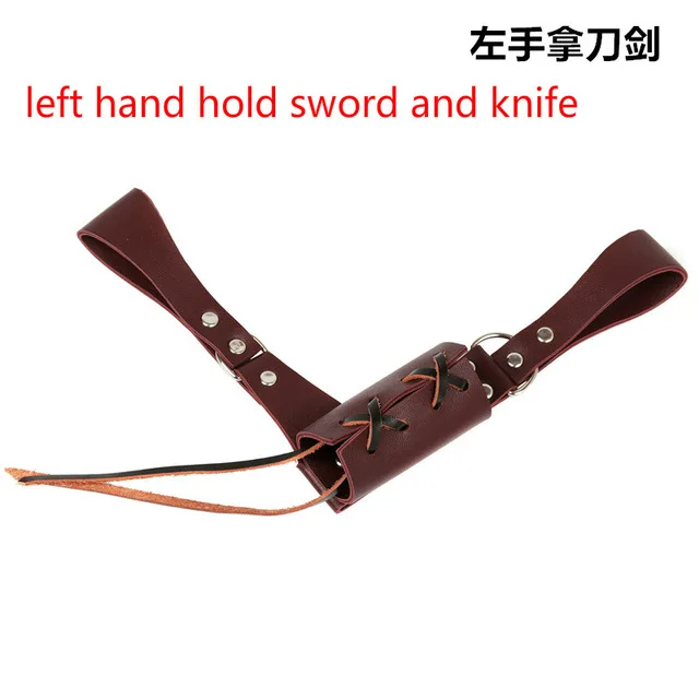 Leather Belt Sword Katana Sheath Holster Medieval Men Larp Weapon Armor Viking Pirate Knight Samurai Accessory For Rapier Holder