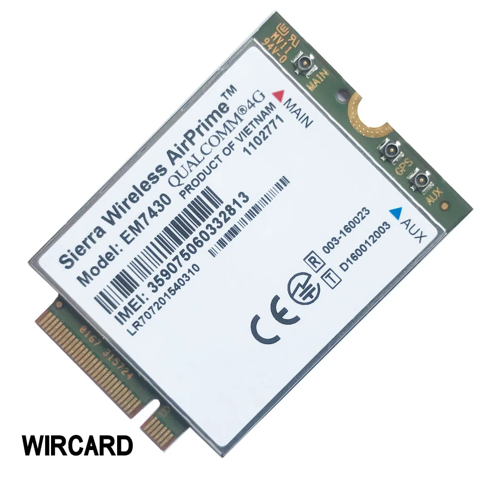 EM7430 Cat6 FDD-LTE TDD-LTE 4G Module 4G Card M.2