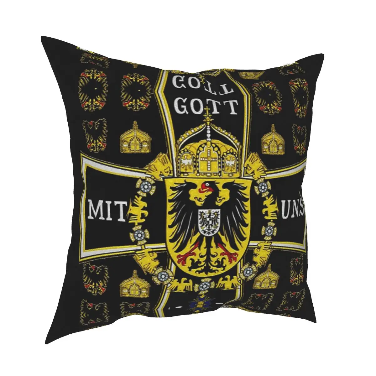 German Kaiser Imperial Flag Pillow Cases Germany Empire Cushion Cover Vintage Decor Pillowcover for Living Room 18'