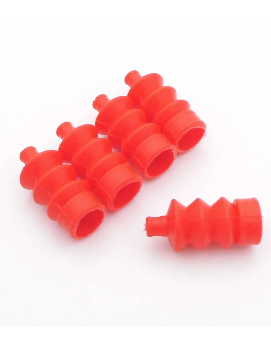 5PCS 1.8-3mm Linkage Waterproof Rubber Bellow Radio Box Sleeve for RC Boat Marine Yacht Shrimp Boat