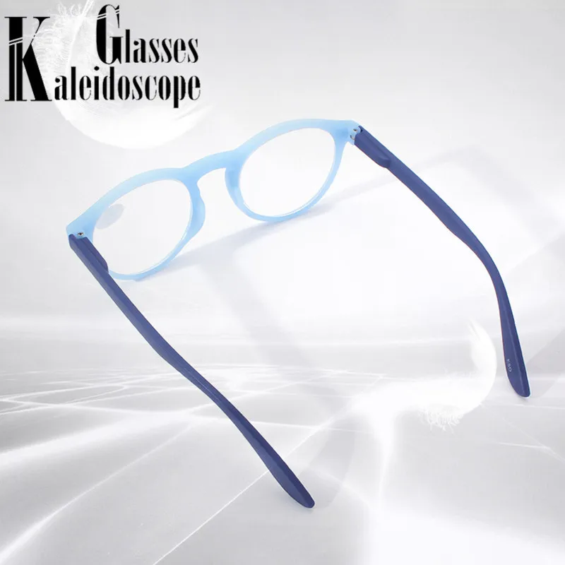 Vintage Ultralight Reading Glasses Men Women Round Glasses Frames for Read Female Black Blue Eyeglasses Glasses Frame +100 150