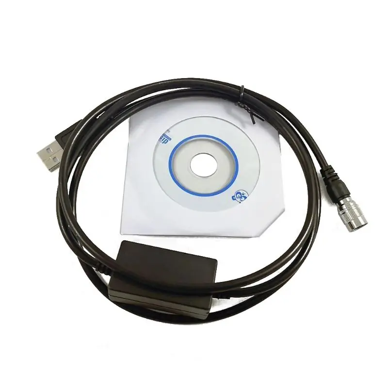 USB Data Download Cable for Windows 7 8 10 For Topcon Sokkia Gowin Total Station