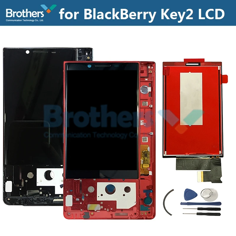 Ekran LCD dla BlackBerry KeyTwo KEY2 wyświetlacz LCD ekran dotykowy Digitizer dla BlackBerry KeyTwo montaż LCD 4.5 ''części do telefonu