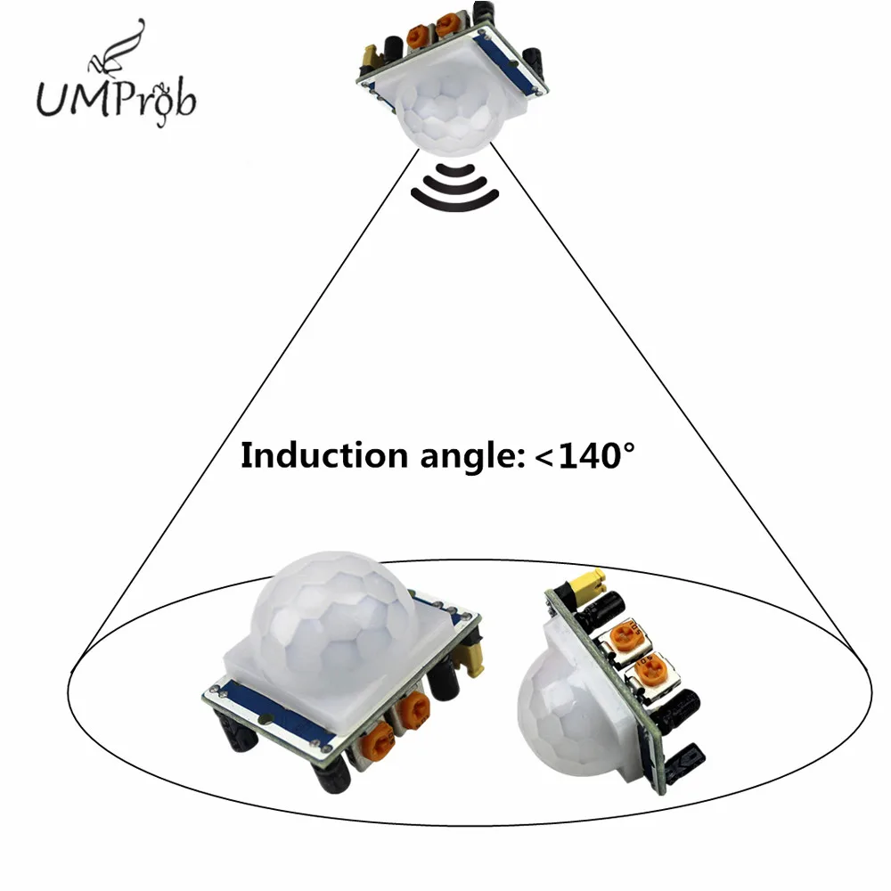 SR501 Motion Sensor Detector Module HC-SR501 Adjust IR Pyroelectric Infrared PIR Module AM312 Sensor Module for arduino Diy Kit