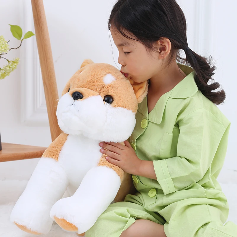 Dorimytrader animal shiba Inu dog doll corgi plush toy cute simulation dog Xmas gift deco 20inch 50cm DY50766