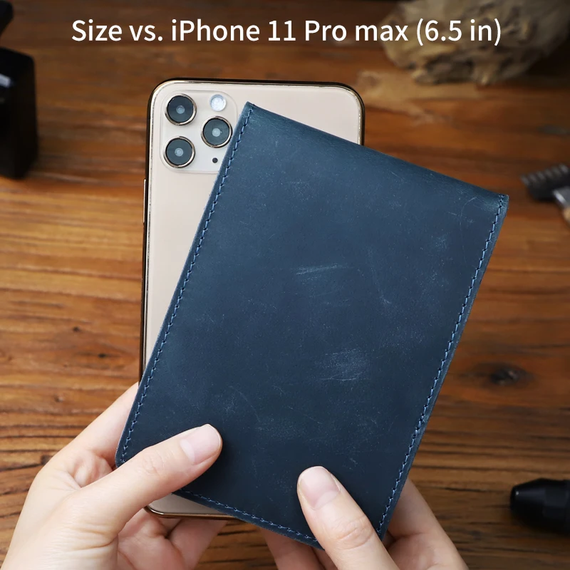 2021 Men's Card Wallet Genuine Leather Driver License Holder Storage Credit ID Card Slot Thin Auto Document Case For Russia