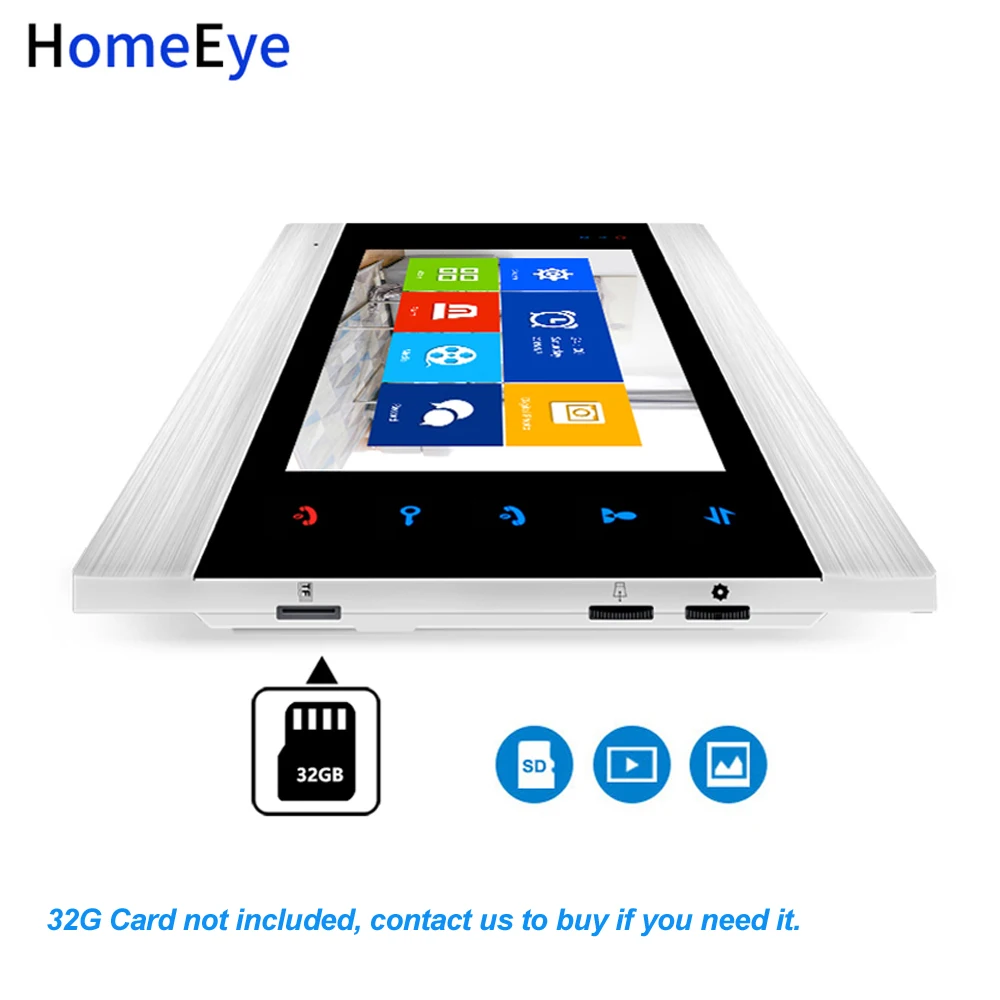 Tuya Smart Leben App Fernbedienung WiFi IP Video Tür Telefon Video Intercom Sicherheit Startseite Access Control System Motion Erkennung