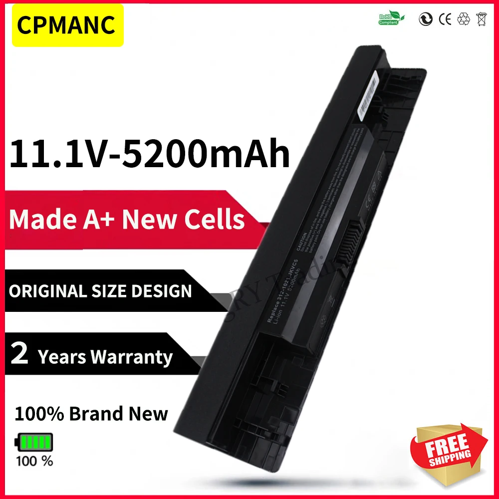 NEW 6Cells Battery For Dell Inspiron 14 1464 15 (1564) 1564 1564D 1564R 17(1764) 1764 5YRYV 9JJGJ FH4HR JKVC5 NKDWV JKVC5 NKDWV