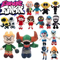 Game Friday Night Funkin Plushie Whitty Boyfriend Plush Toy Skid Pump Spooky Month Stuffed Dolls Gift for Kid Birthday Christmas
