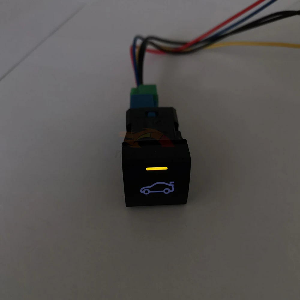 Blue LED Fuel Flap Opening Front Camera View Push Button Switch For Toyota Camry Land Cruiser Prado 150 2020 Corolla Altis