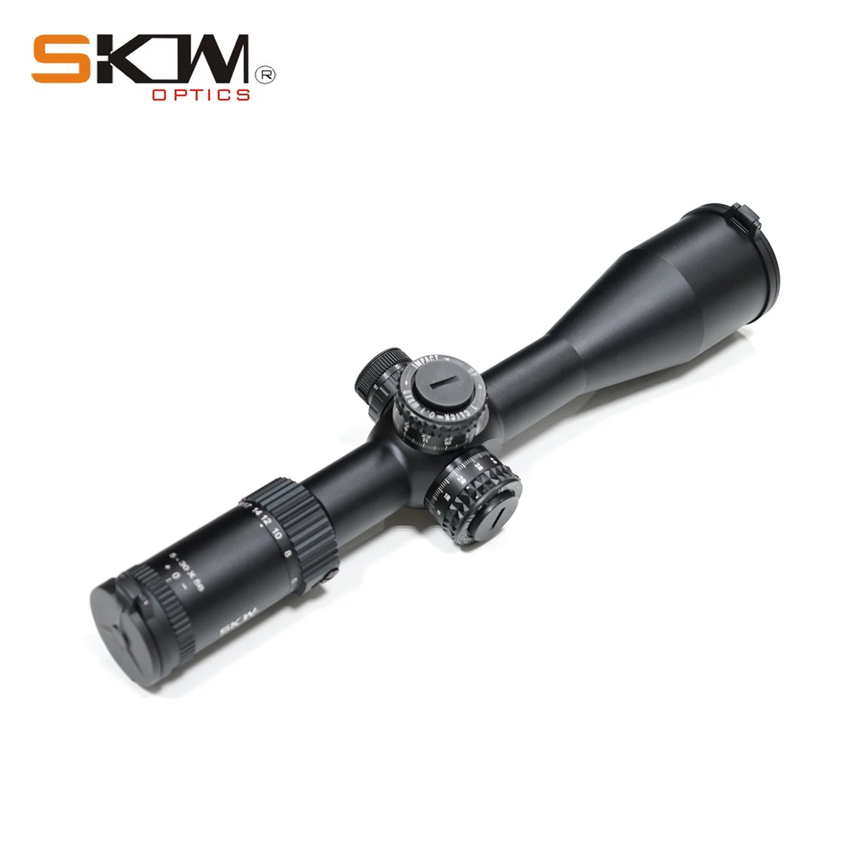 SKWoptics-First Focal Plane Rifle Scope FFP, Long Range, 34mm Ring, Hunting, Heavy Duty, 5-30x56