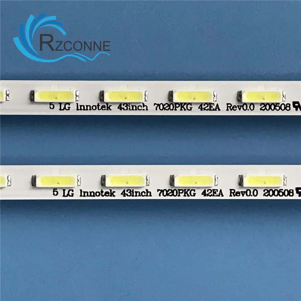 LED Backlight strip 42 lamp for  43''TV  Innotek 43inch 7020PKG 42EA KD-43X8309C KD-43X8300C KD-43X8305C KD-43X8307C