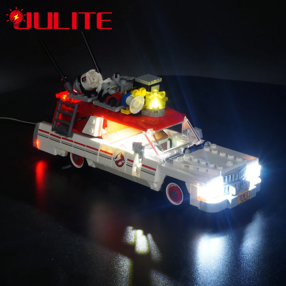 Kit de luz LED para 75828 Ecto-1 y 2 cazafantasmas, juguetes modelo DIY, bloques de construcción no incluidos