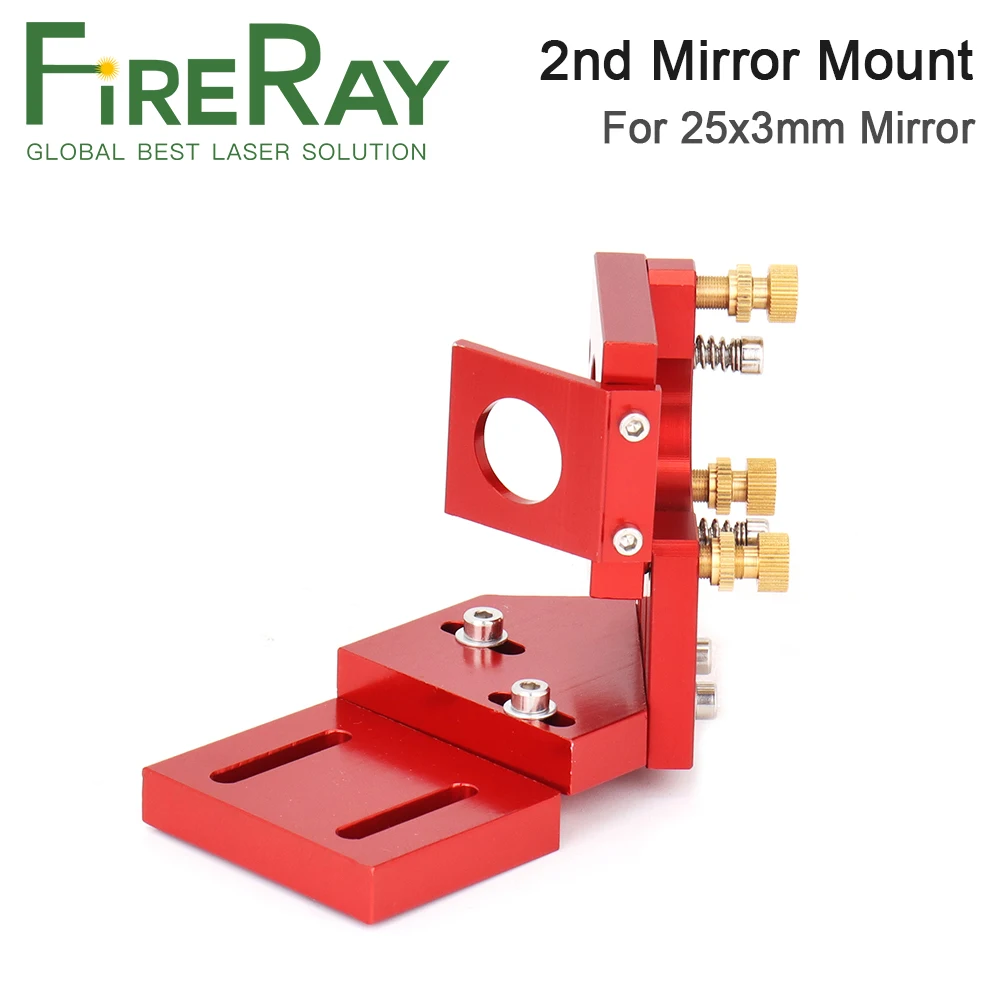 FireRay CO2 Laser Mount Casting Mirror, 25mm Laser Head, Second Mirror Mount, Integrative Mount for Laser Engraving Machine