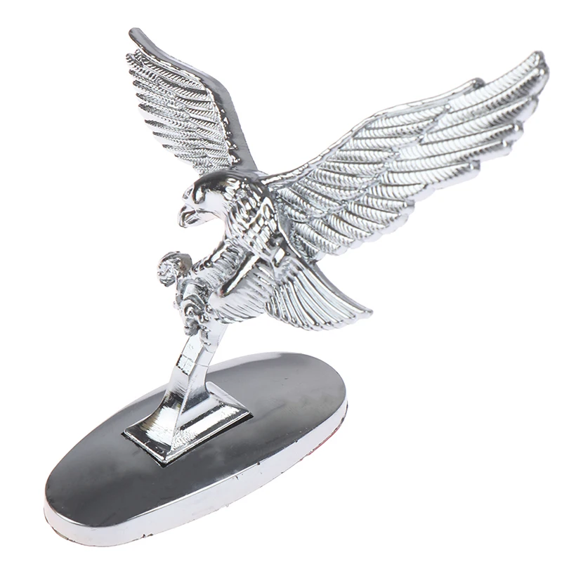 Car Front Cover Chrome Hood Ornament Badge 3D Emblem Angel Eagle For Auto Car High quality metal material car accession