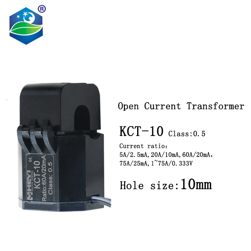 New Update for KCT-10 Hinged Split core current transformer  1PCS  60A/20mA Clamp on CT high accuracy with smart grid