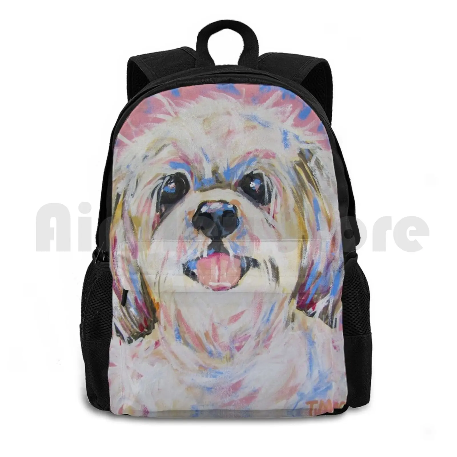 

Milo Outdoor Hiking Backpack Riding Climbing Sports Bag Shih Tzu Dog Shih Tzu Dog Art Shih Tzu Dog Painting Dog Dog Painting