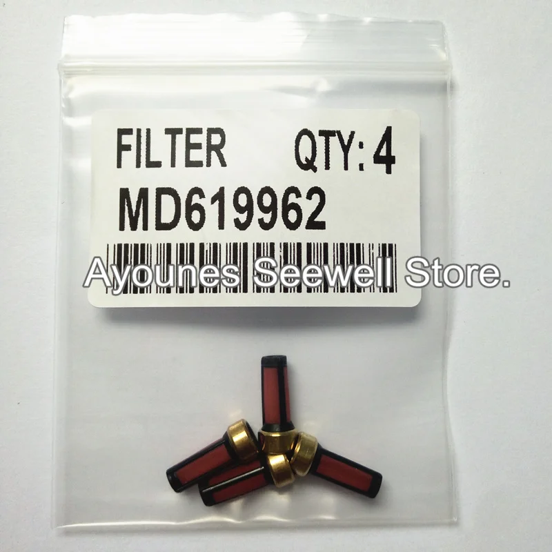 MD619962 good quality 4pcs fuel pump filter for Mitsubishi Pinin Carisma Space Star  1.8 GDI for injector repair kit
