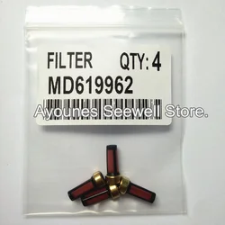 MD619962 good quality 4pcs fuel pump filter for Mitsubishi Pinin Carisma Space Star  1.8 GDI for injector repair kit
