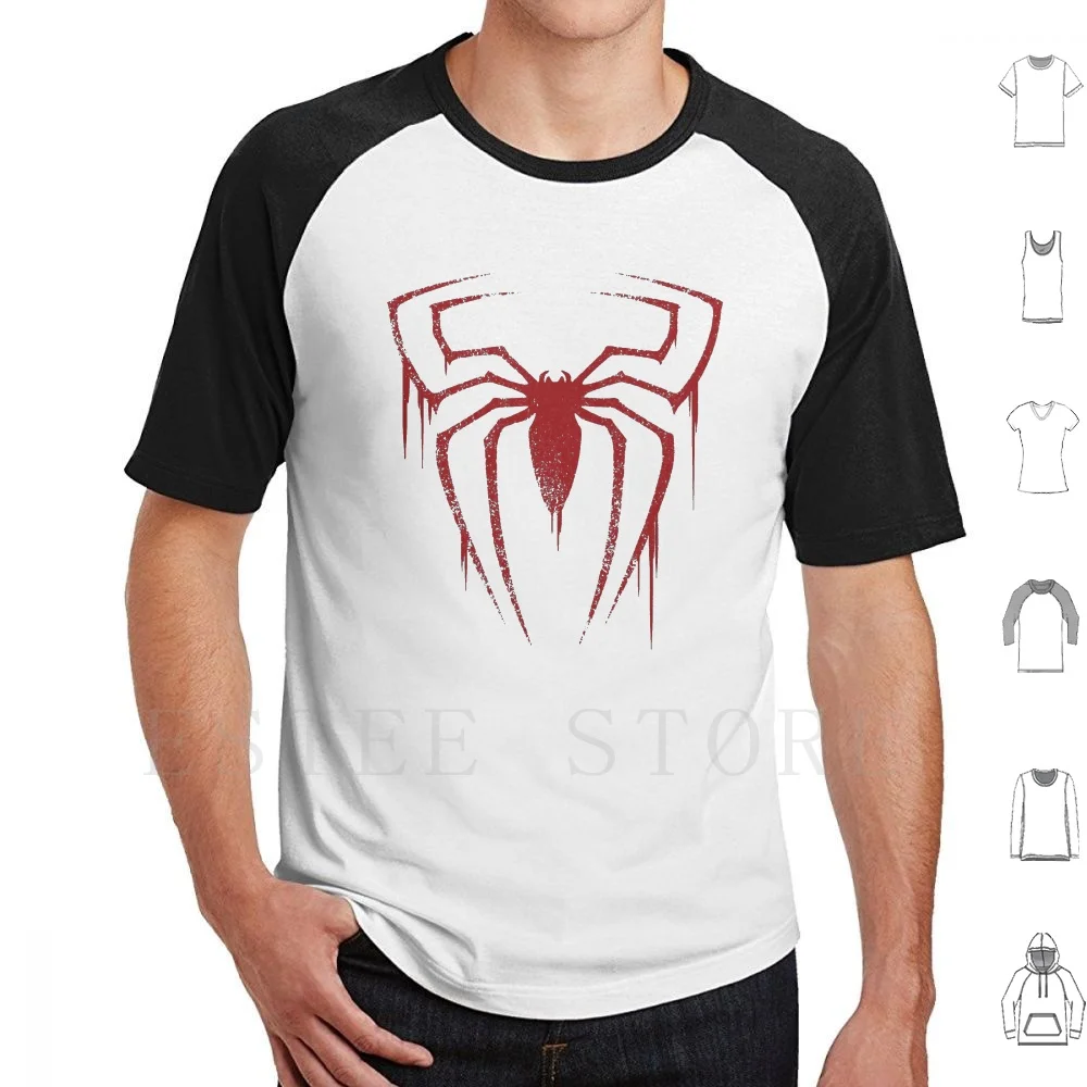 Spider Symbol ( Red Version ) T Shirt Cotton Men DIY Print Spider Red Comics Amazing Homecoming Spectacular Symbol Spidey