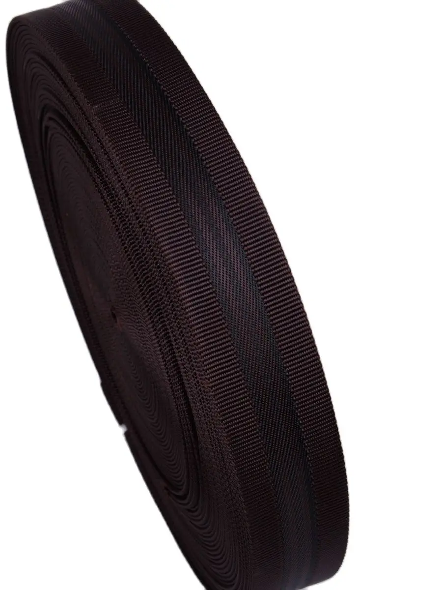 Hot Sale Nylon Webbing Striped 1.5 Inch Black/Coffee Color 38MM