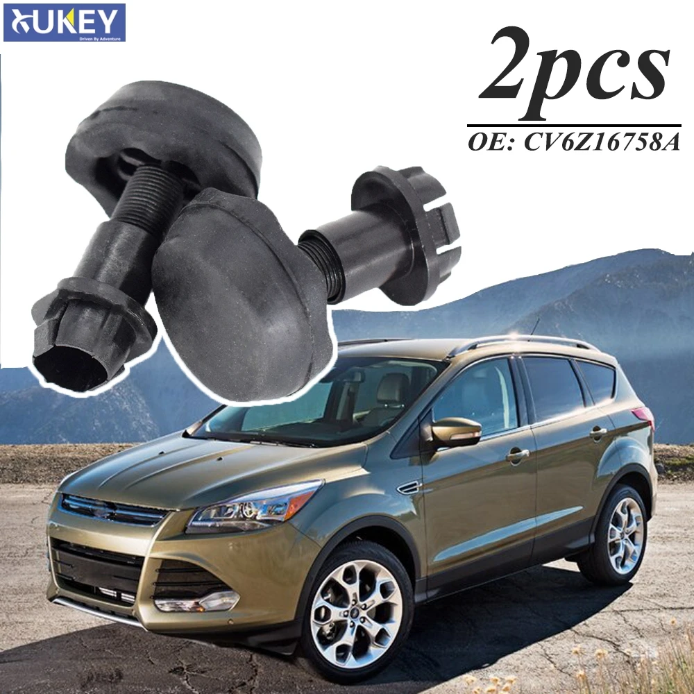 2x For Ford Focus Escape Kuga Edge Endura Transit Connect C-Max Lincoln MKC Hood Stop Rubber Cushion Bumper CV6Z16758A