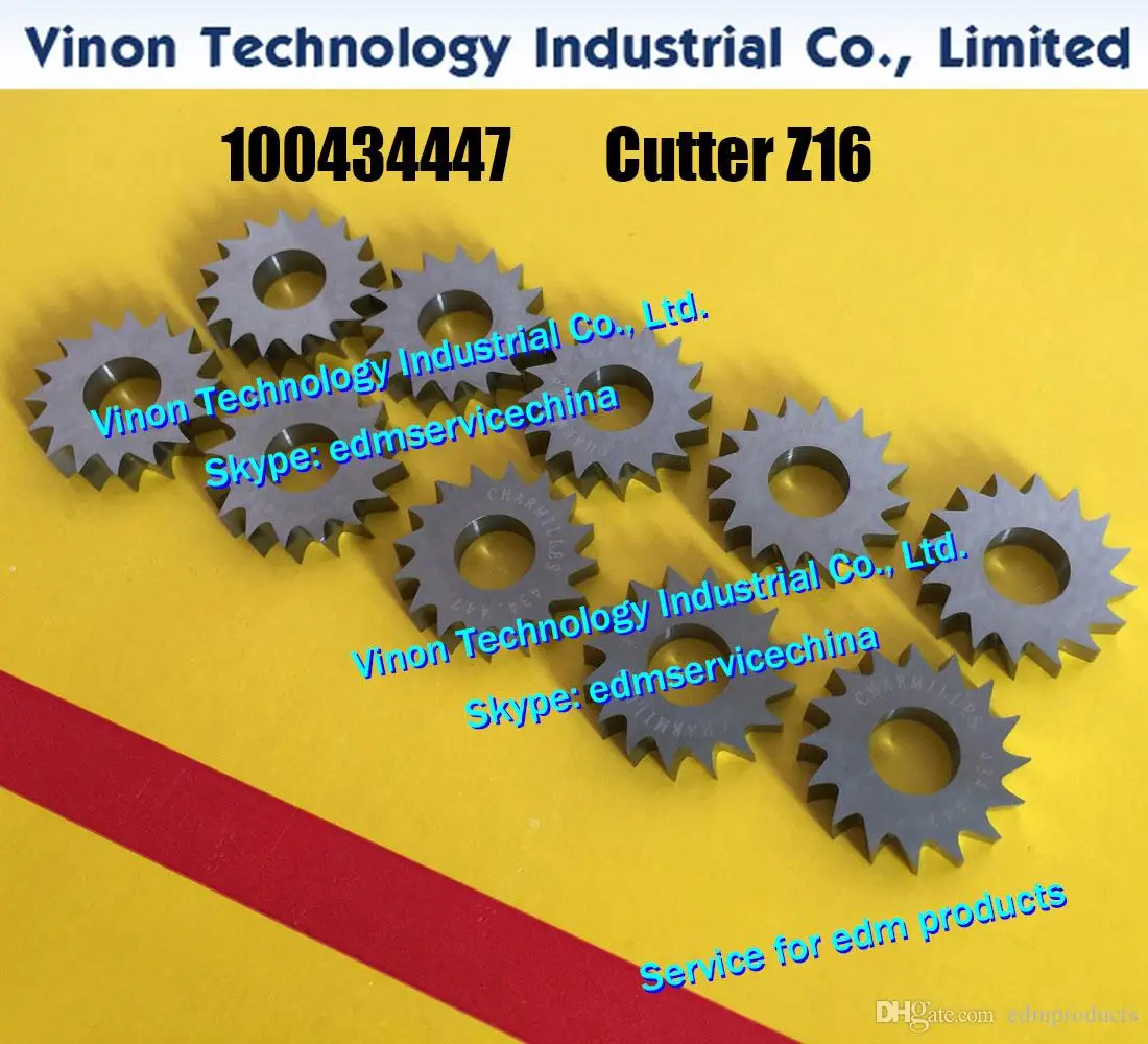 

100434447 / 100.434.447 Нижний нож для резки Z16 30Dx16 Зубья - ROBOFIL 230F/240/330F/440CC/640CC EDM Cutter Z16