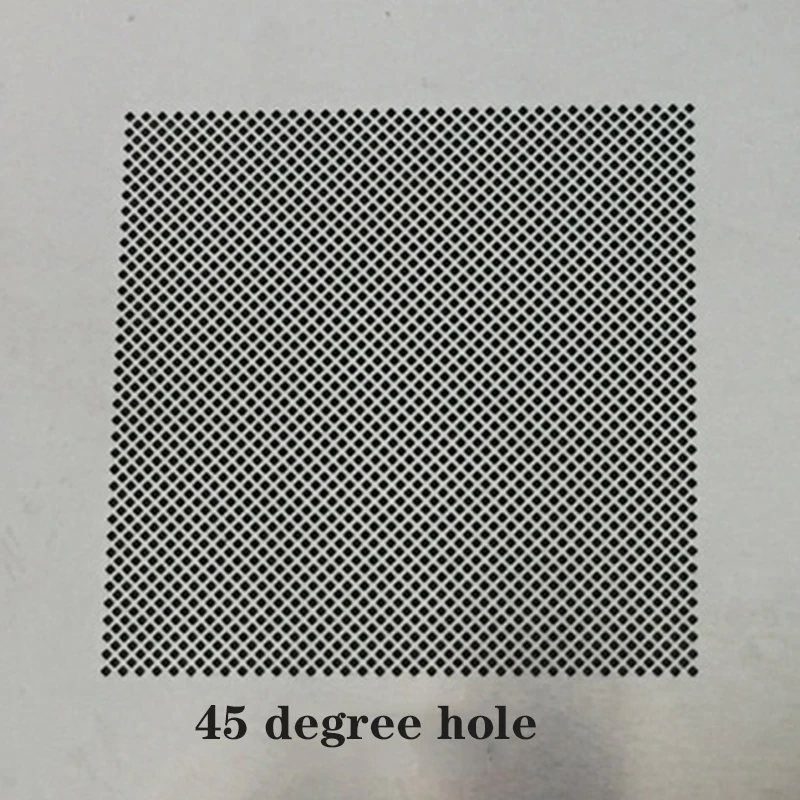 Amaoe Multifunction Universal BGA Stencil 0.3/0.35/0.4/0.5/Parallel/45 Degress T0.12mm Direct Heat Template Solder Rework Net