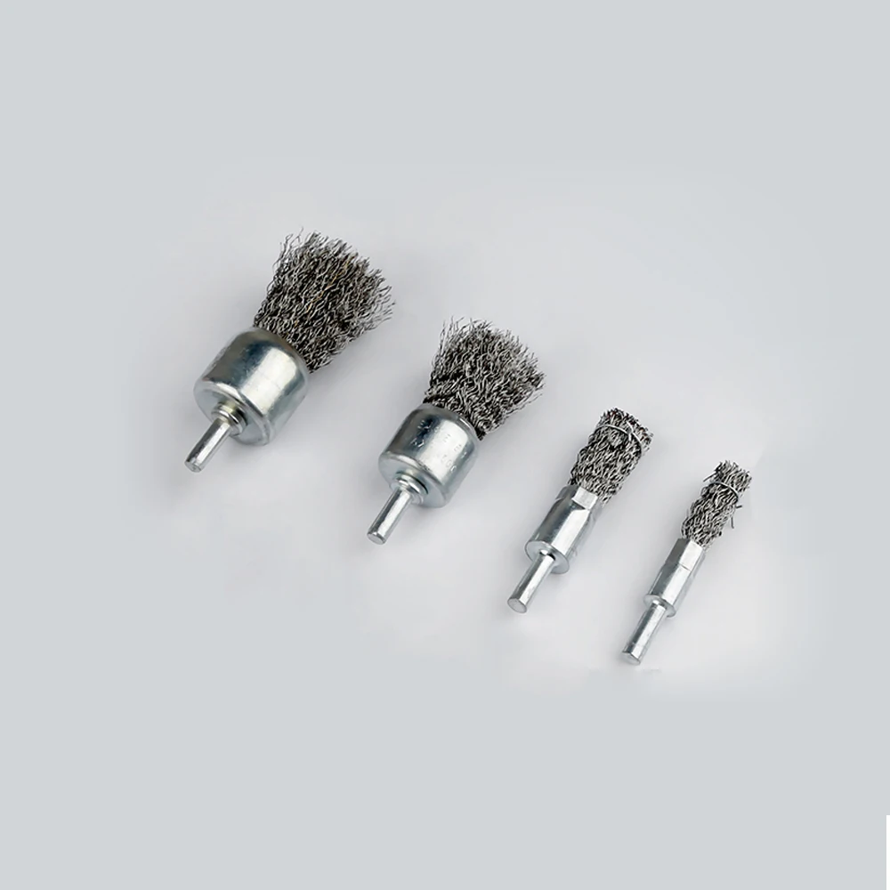 15/25/30Mm Quay Dây Thép Không Gỉ Cấp Cốc Đựng Bàn Chải Bánh Xe 6Mm Vỏ Cho Khoan