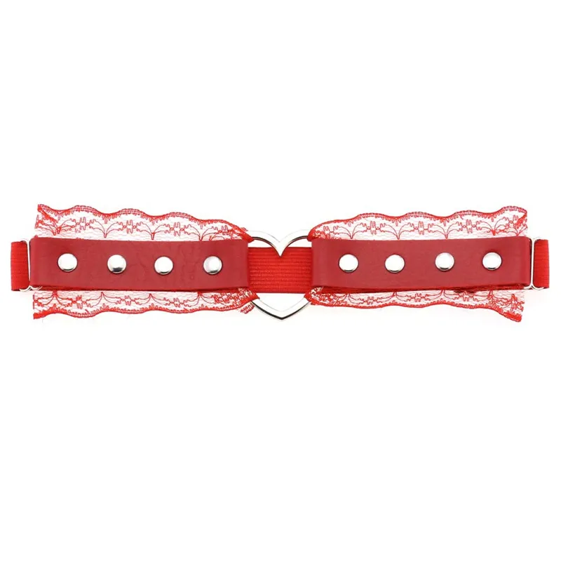 Goth Punk Leg Strap Body Garter Belt Heart Thigh Harness Women Girls Gothic Cosplay Harajuku lace Jewelry lingerie harness