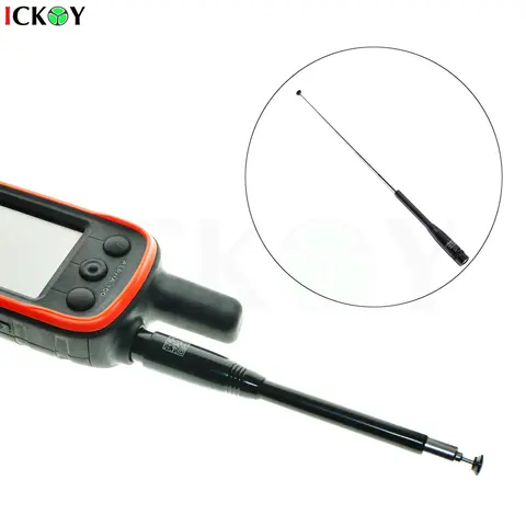 텔레스코픽 안테나 GPS 용 유연한 확장형 VHF UHF 듀얼 밴드 안테나 Garmin Astro 320 430 Alpha 50 100 200 300 300i 200i 10