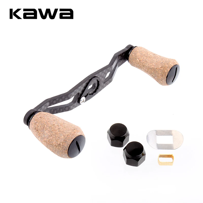 

Kawa Fishing Reel Handle Carbon Fiber With Cork Knob For Shimano D/ A/ S Baitcasting Hole Size 7*4/8*5mm Length 105mm DIY