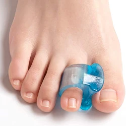 4 pçs = 2 par toe silicone bunion guarda pé cuidados ortopédicos toe separadores dedo do pé separador correção almofada ferramenta de cuidados com os pés