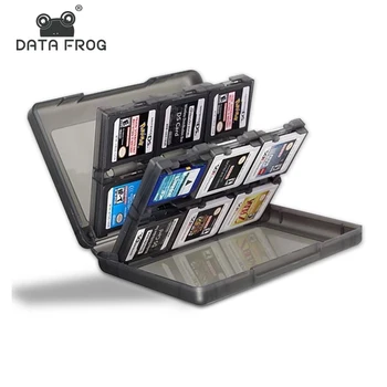 DATA FROG 28 en 1 étui rigide de stockage de cartes de jeu portables pour Nintendo NEW 3DS / 3DS / DSi XL / DSi LL / DS Lite accessoires de jeu