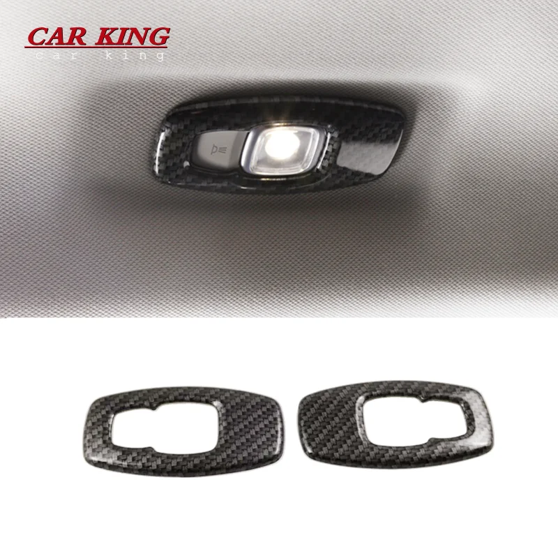 

Carbon Fiber Car styling Accessories Car rear reading Lampshade read light Cover trim For Renault Kadjar 2015 2016 2017-2019